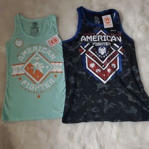 Bundle of two American Fighter Tanks NWTs